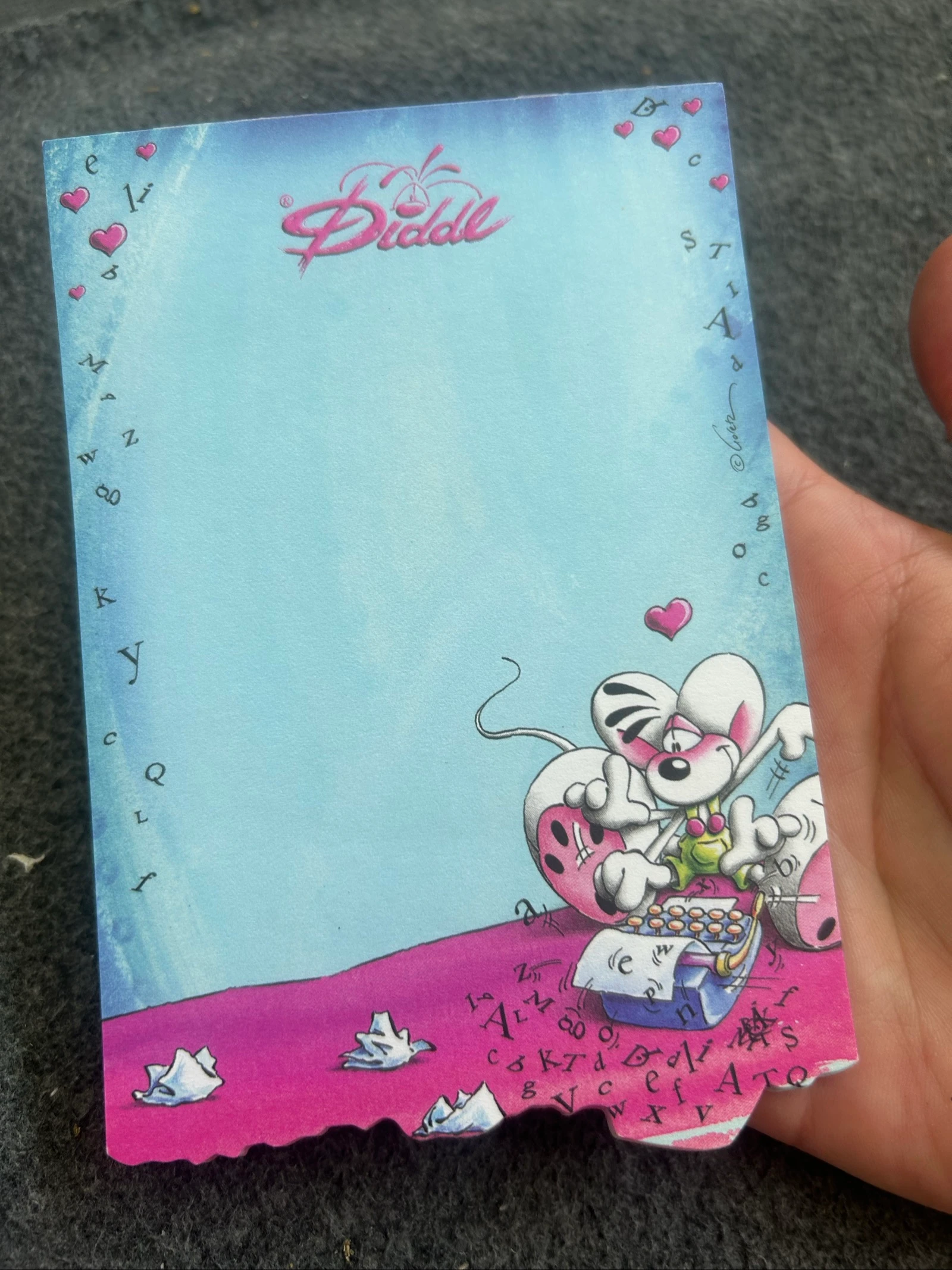 Diddl blok relief